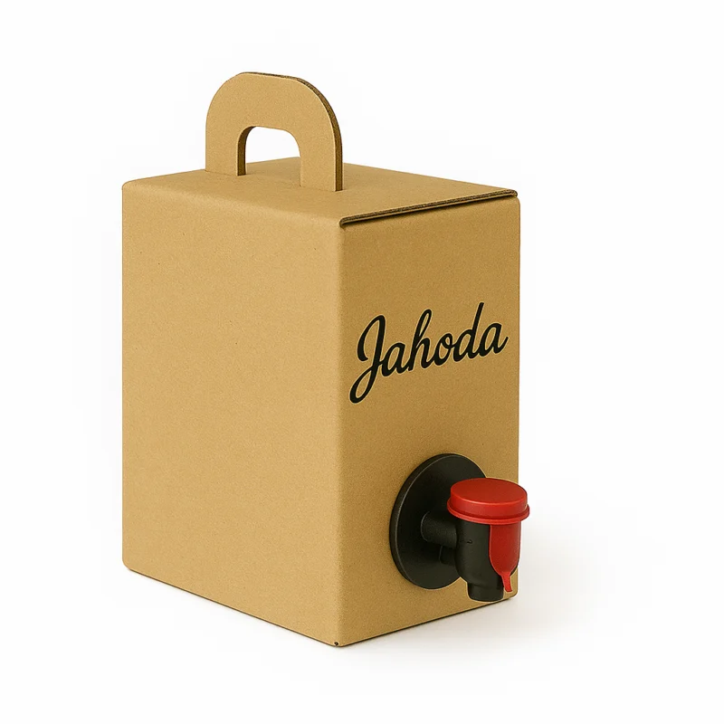 Jahodový sirup 2 l – balení Bag-in-Box