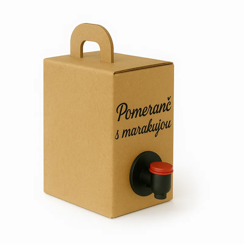 Pomeranč s marakujou – sirup 2 l – balení Bag-in-Box