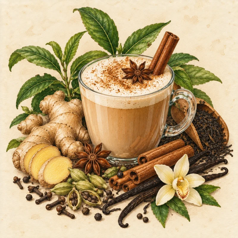 Chai Latte – řemeslný sirup pro profesionální provozy