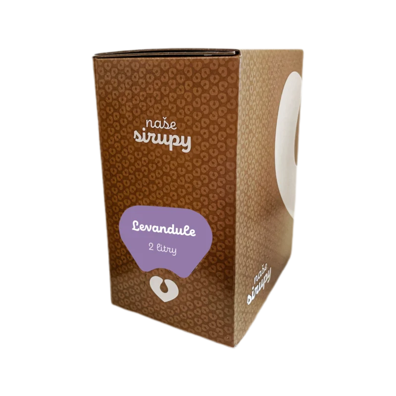 Levandulový sirup 2 l – balení Bag-in-Box
