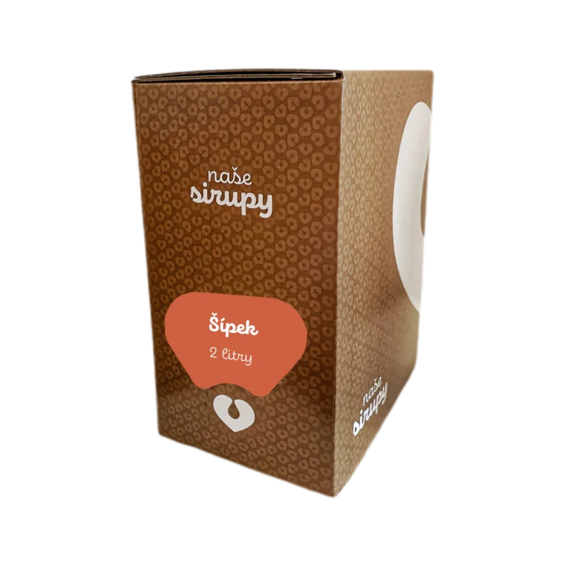 Šípkový sirup 2 l – balení Bag-in-Box