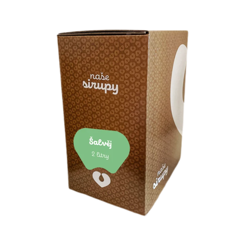 Šalvějový sirup 2l – balení Bag-in-Box