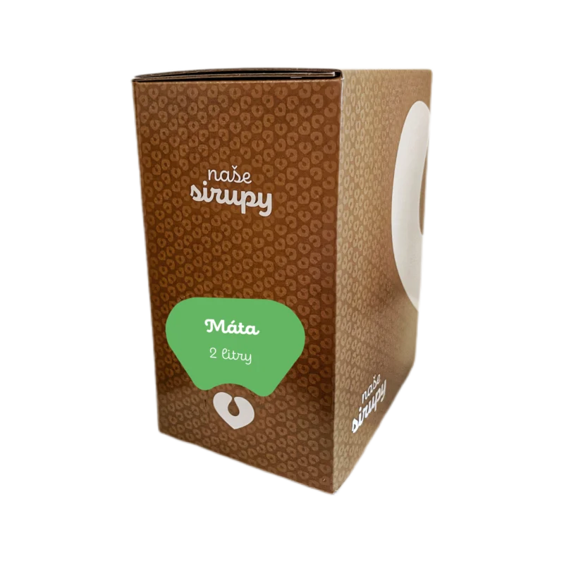Mátový sirup 2l – balení Bag-in-Box