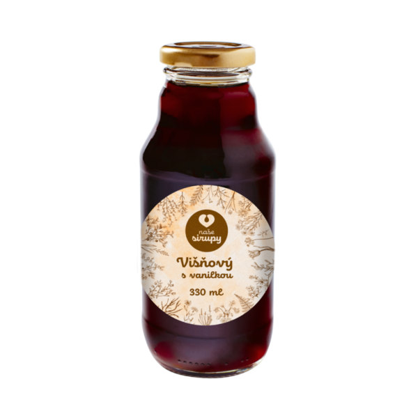 Višňový sirup s vanilkou 330 ml