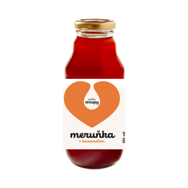 Meruňkový sirup s karamelem 330 ml